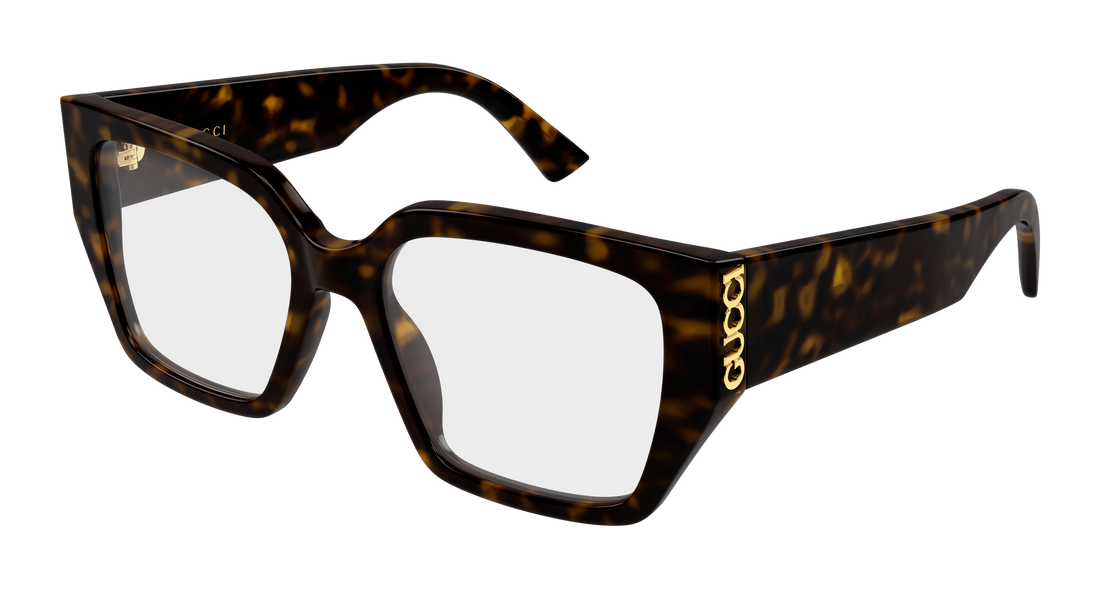 Brillen gucci gg2042o 002 havana butterfly femenino größe 53mm - Hauptansicht