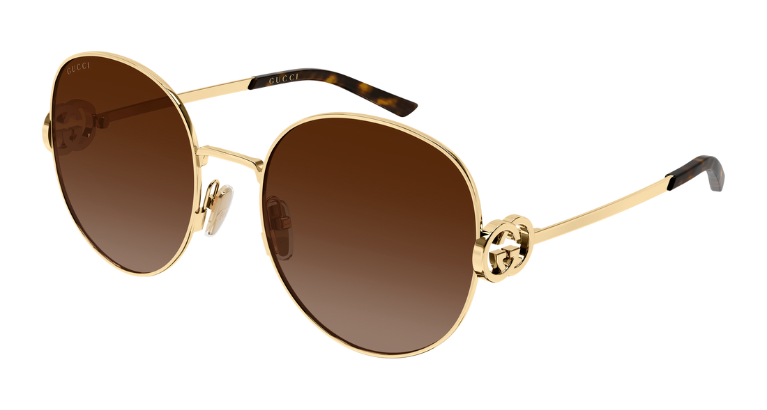 Lunettes de soleil gucci gg2047s 003 dorado round/oval/panthos femenino taille 58mm - Vue principale