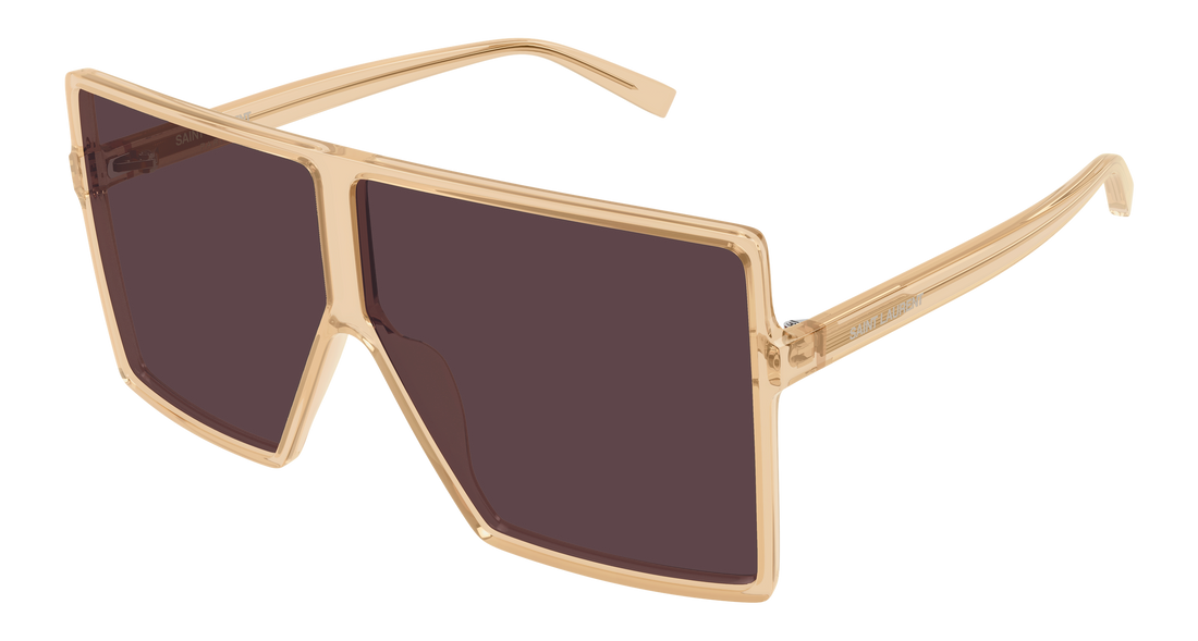 Sonnenbrillen saint laurent sl 909 betty s 004 amarillo rectangular / squared femenino größe 68mm - Hauptansicht