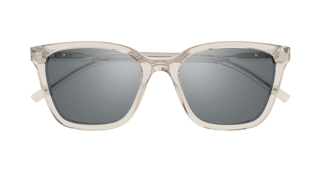 Óculos de sol saint laurent sl m178 004 beige cat eye femenino tamanho 54mm - Vista de detalhe