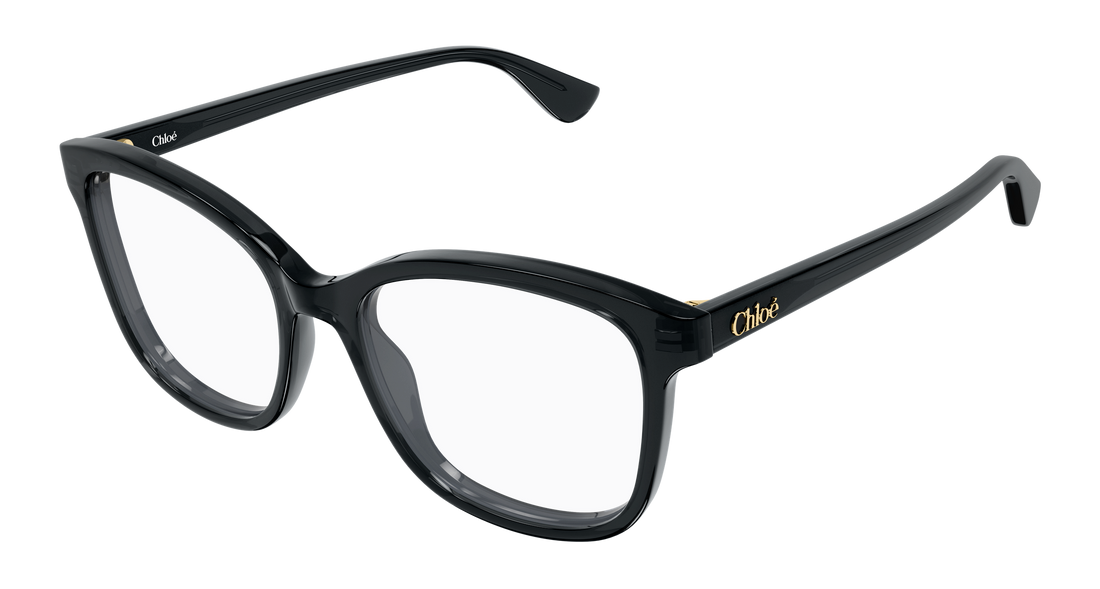 Óculos graduados chloé ch0393o 001 gris cat eye femenino tamanho 54mm - Vista principal