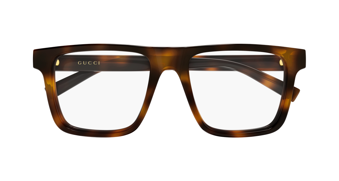 Óculos graduados gucci gg2236o 005 havana rectangular / squared masculino tamanho 53mm - Vista de detalhe