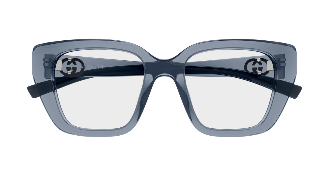 Brillen gucci gg2028o 003 gris cat eye femenino größe 50mm - Detailansicht