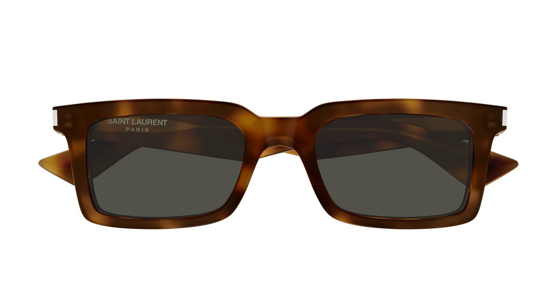 Sunglasses saint laurent sl 860 002 havana rectangular / squared masculino size 52mm - Detailed view