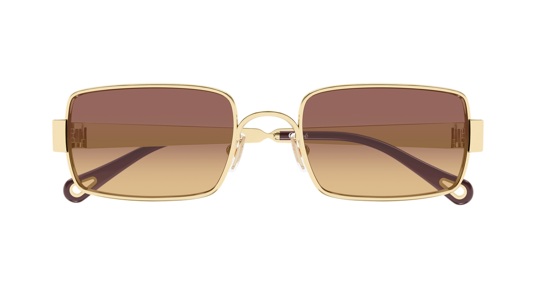 Occhiali da sole chloé ch0354s 002 dorado rectangular / squared femenino taglia 53mm - Vista dettagliata