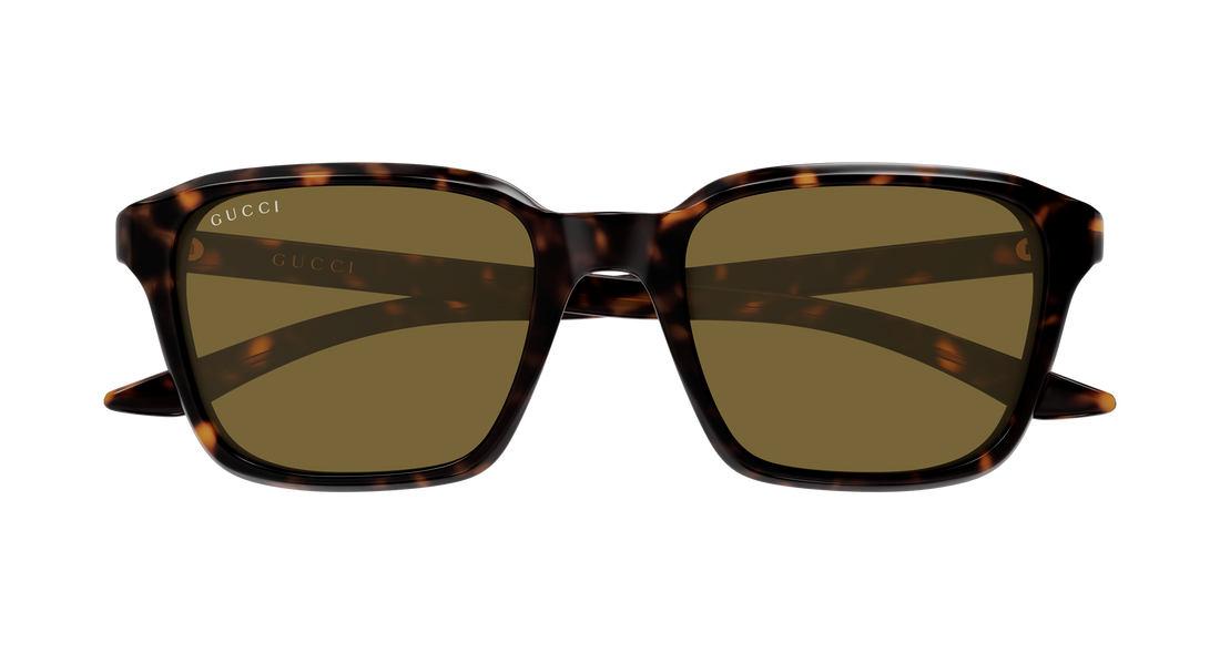 Óculos de sol gucci gg2078s 002 havana rectangular / squared masculino tamanho 52mm - Vista de detalhe