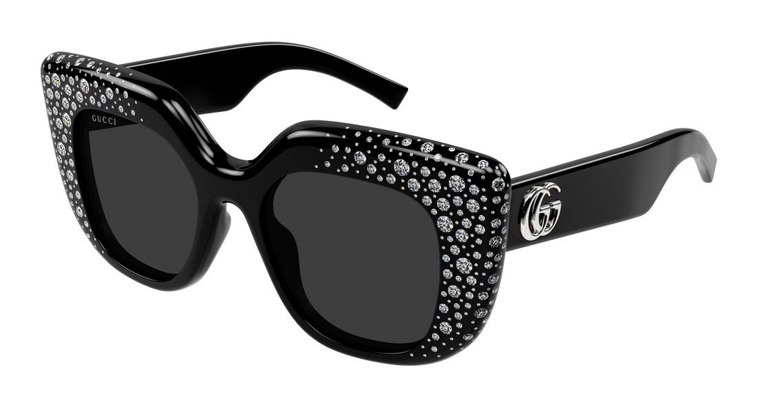 Lunettes de soleil gucci gg2030s 005 negro rectangular / squared femenino taille 50mm - Vue principale