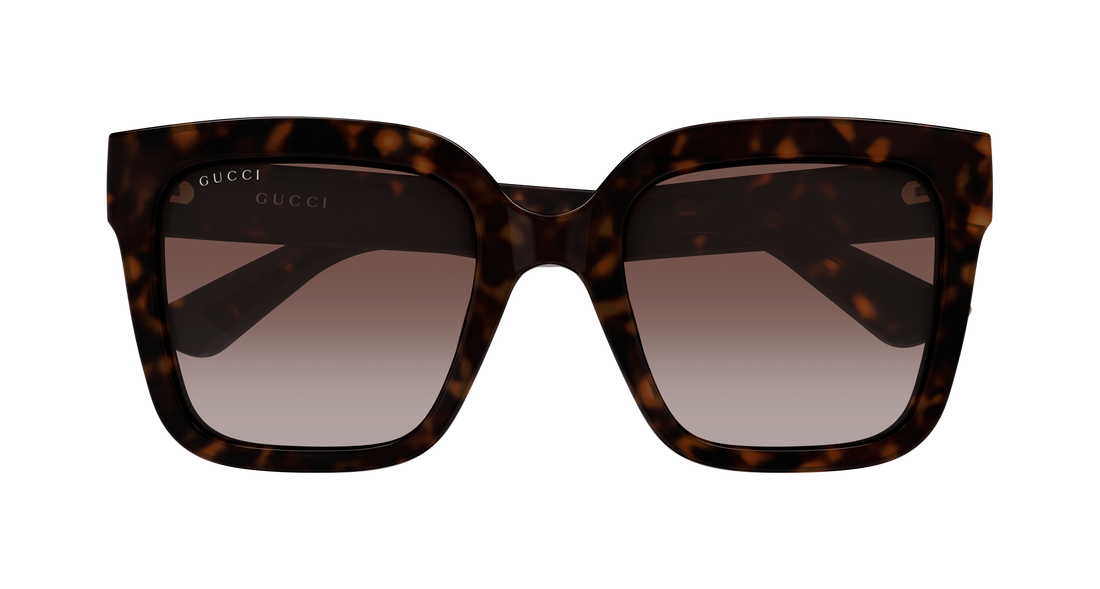 Óculos de sol gucci gg2190s 002 havana rectangular / squared femenino tamanho 53mm - Vista de detalhe