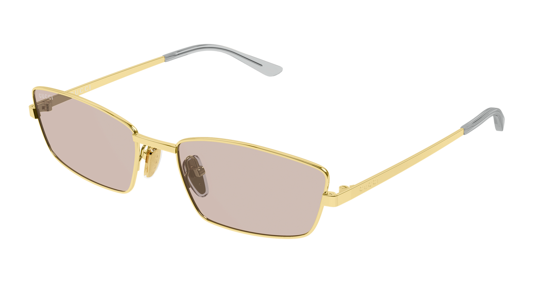 Solbriller gucci gg2177s 009 dorado rectangular / squared femenino størrelse 61mm - Hovedvisning