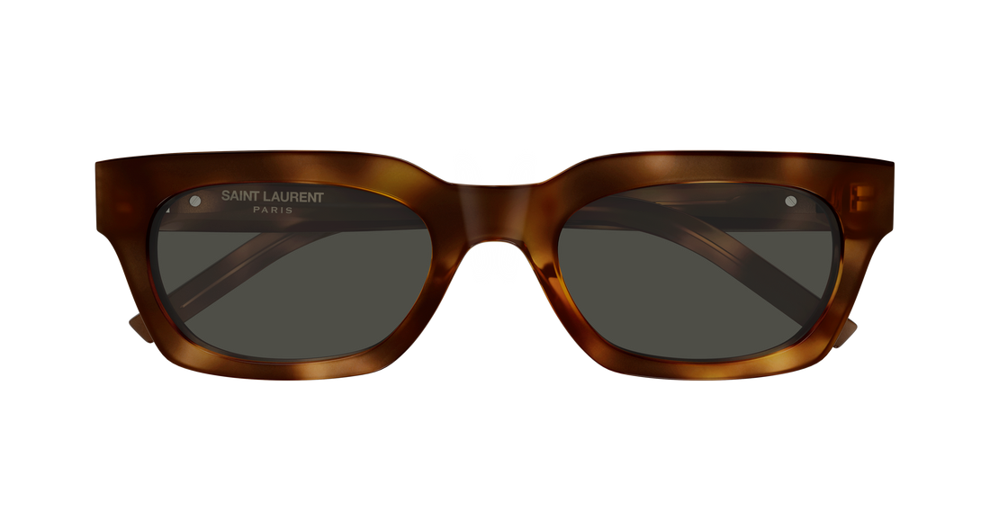 Óculos de sol saint laurent sl m175/f 003 havana rectangular / squared femenino tamanho 53mm - Vista de detalhe