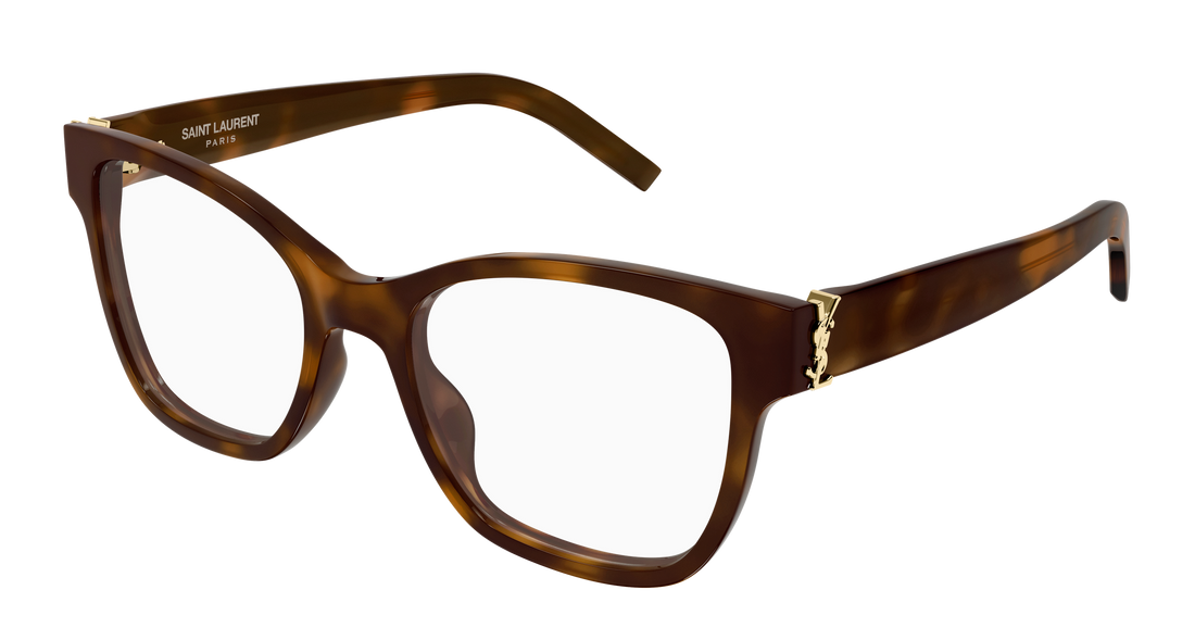 Óculos graduados saint laurent sl m158 009 havana cat eye femenino tamanho 54mm - Vista principal