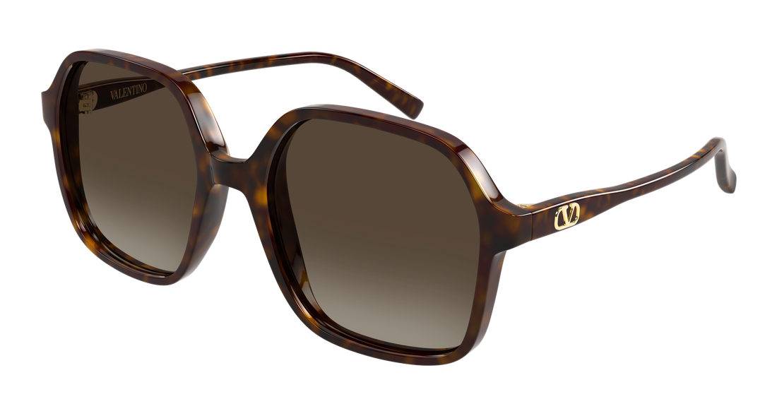 Sunglasses valentino vg0018s 002 havana rectangular / squared femenino size 56mm - Main view