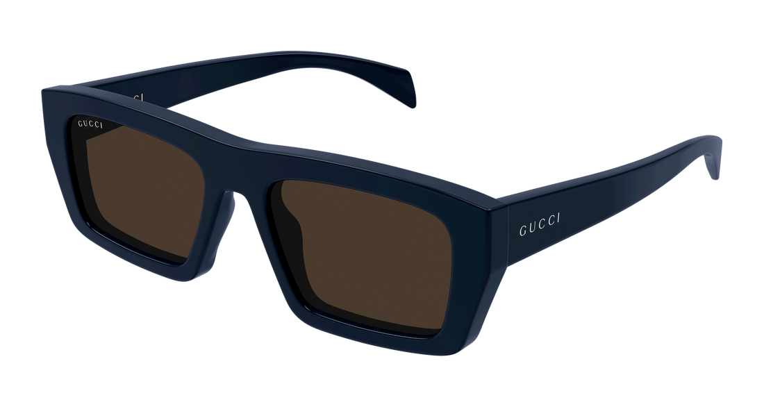 Lunettes de soleil gucci gg2020s 003 azul rectangular / squared masculino taille 54mm - Vue principale
