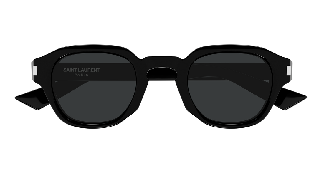 Óculos de sol saint laurent sl 946 001 negro round/oval/panthos masculino tamanho 46mm - Vista de detalhe