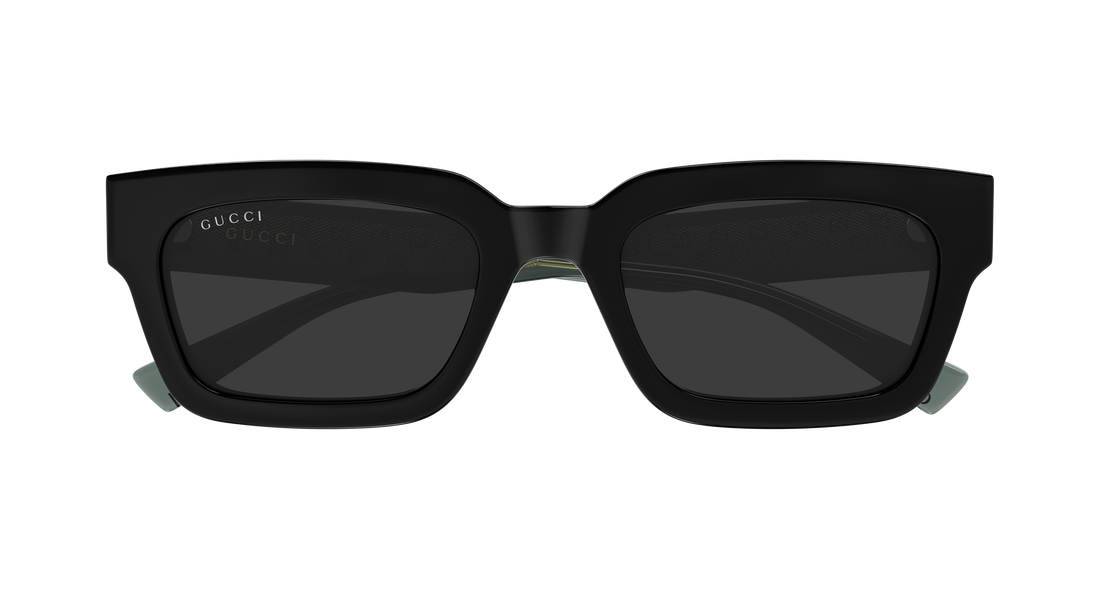 Lunettes de soleil gucci gg2069s 001 negro rectangular / squared masculino taille 53mm - Vue détaillée