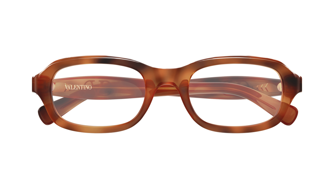 Gafas graduadas valentino vg0011o 002 havana rectangular / squared femenino talla 51mm - Vista de detalle