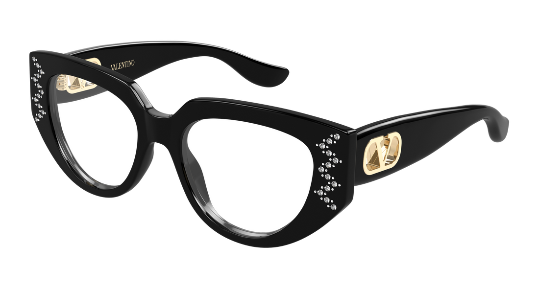 Occhiali da vista valentino vg0004o 004 negro cat eye femenino taglia 52mm - Vista principale