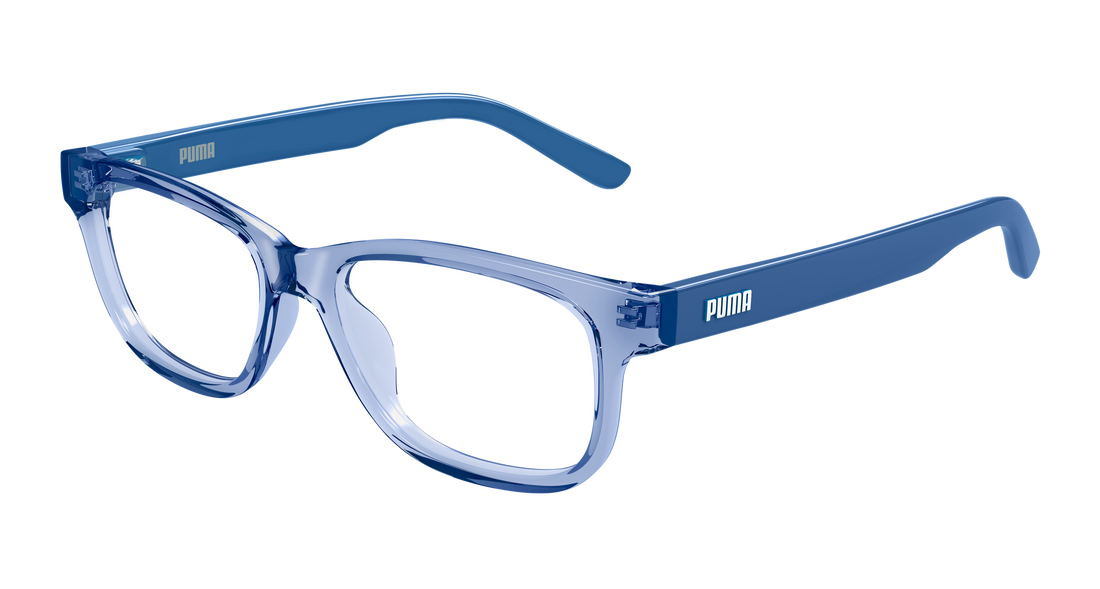 Óculos graduados puma pj0092o 006 light rectangular / squared infantil tamanho 50mm - Vista principal