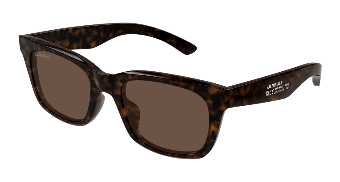 Sunglasses balenciaga bb0468s 002 havana rectangular / squared masculino size 53mm - Main view