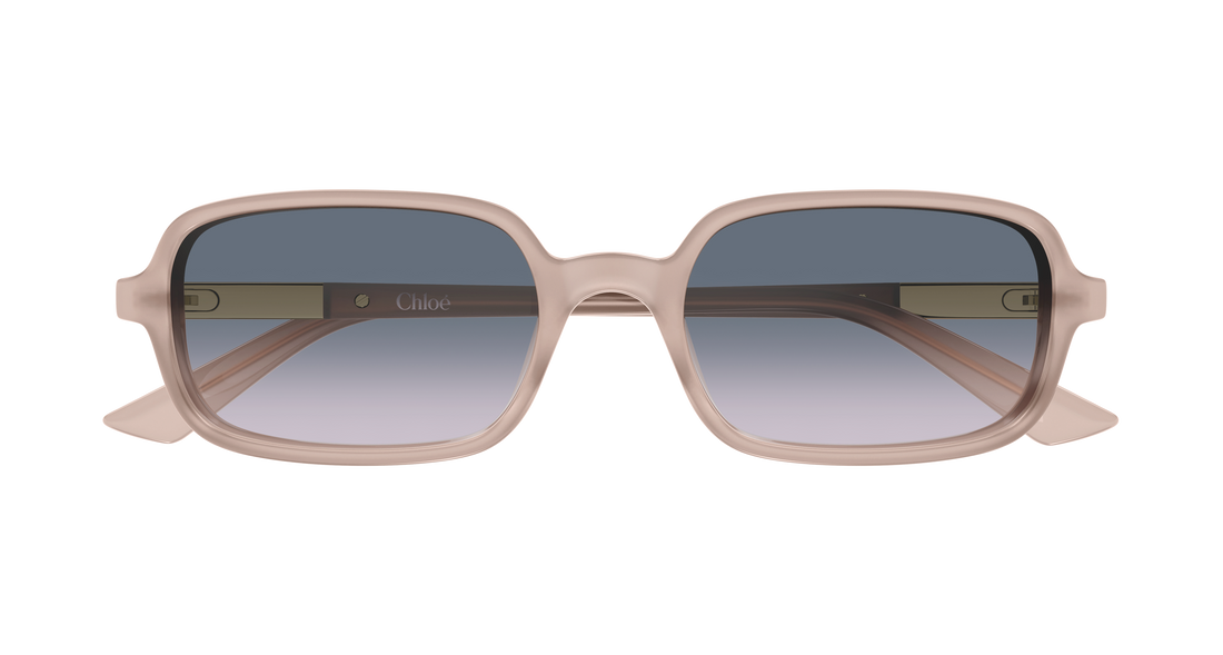 Occhiali da sole chloé ch0363s 005 beige rectangular / squared femenino taglia 53mm - Vista dettagliata