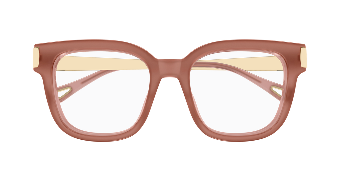 Brillen chloé ch0353o 004 rosa rectangular / squared femenino größe 52mm - Detailansicht