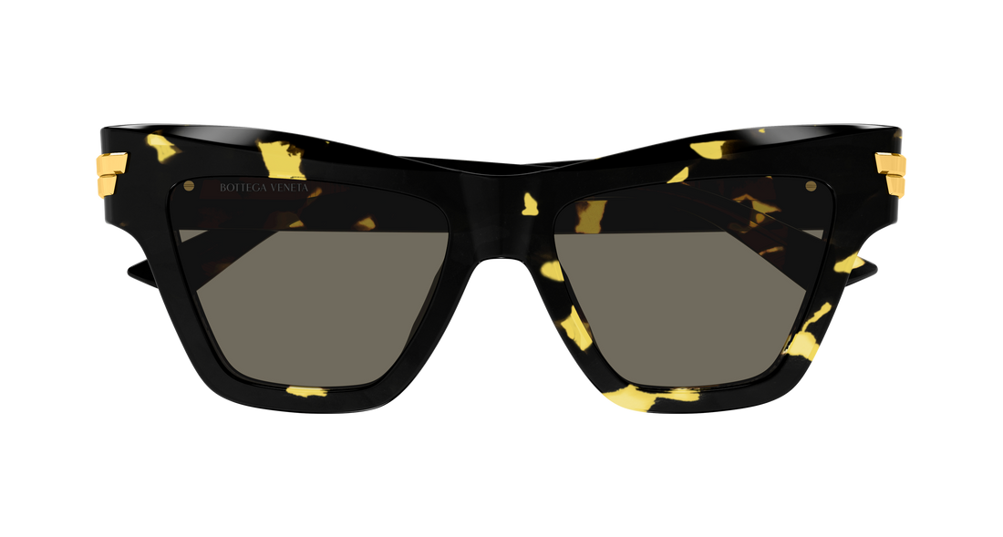 Óculos de sol bottega veneta bv1489s 002 havana cat eye femenino tamanho 53mm - Vista de detalhe