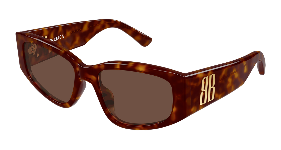 Occhiali da sole balenciaga bb0475s 002 havana cat eye femenino taglia 56mm - Vista principale