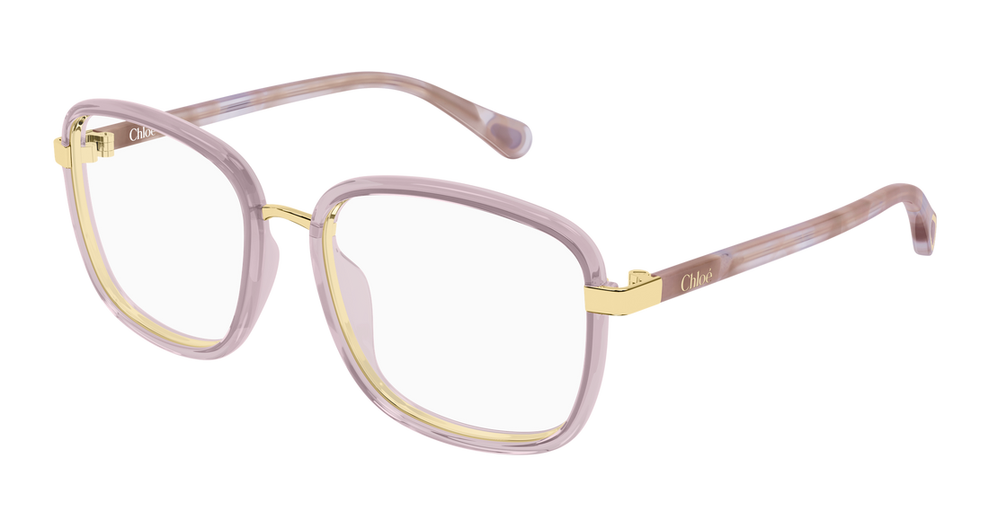 Briller chloé cc0025o 005 morado rectangular / squared infantil størrelse 49mm - Hovedvisning