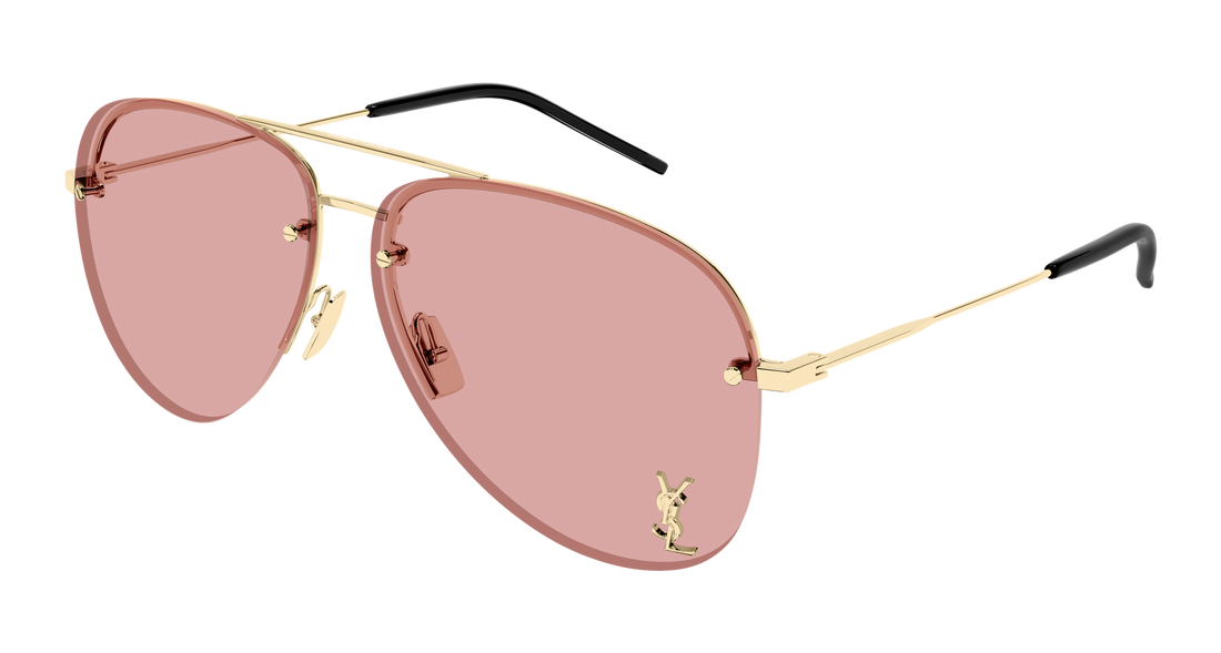 Solbriller saint laurent classic 11 m 009 dorado pilot/navigator femenino størrelse 59mm - Hovedvisning