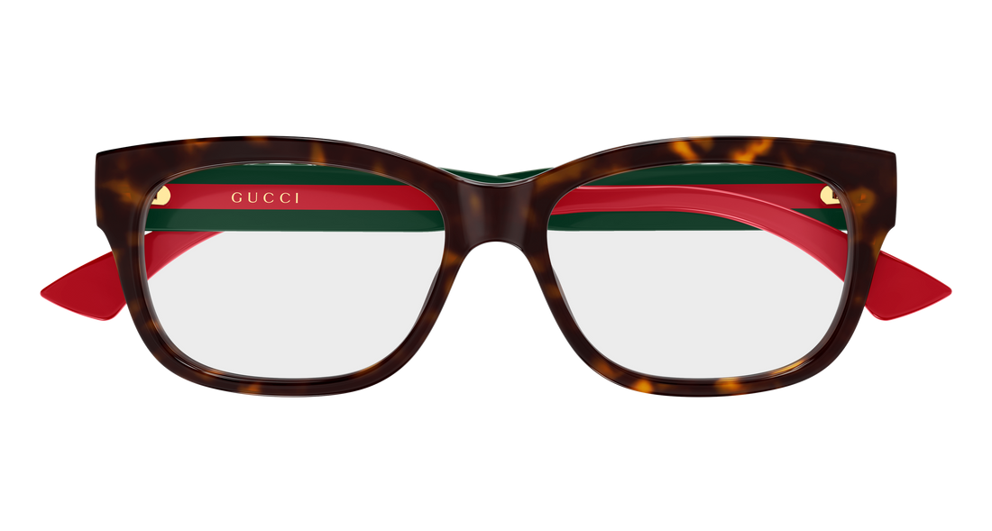 Brillen gucci gg0278on 012 havana cat eye femenino größe 55mm - Detailansicht