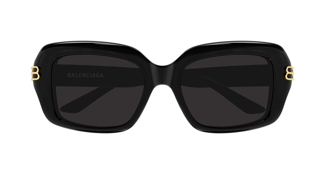 Lunettes de soleil balenciaga bb0465s 001 negro rectangular / squared femenino taille 56mm - Vue détaillée