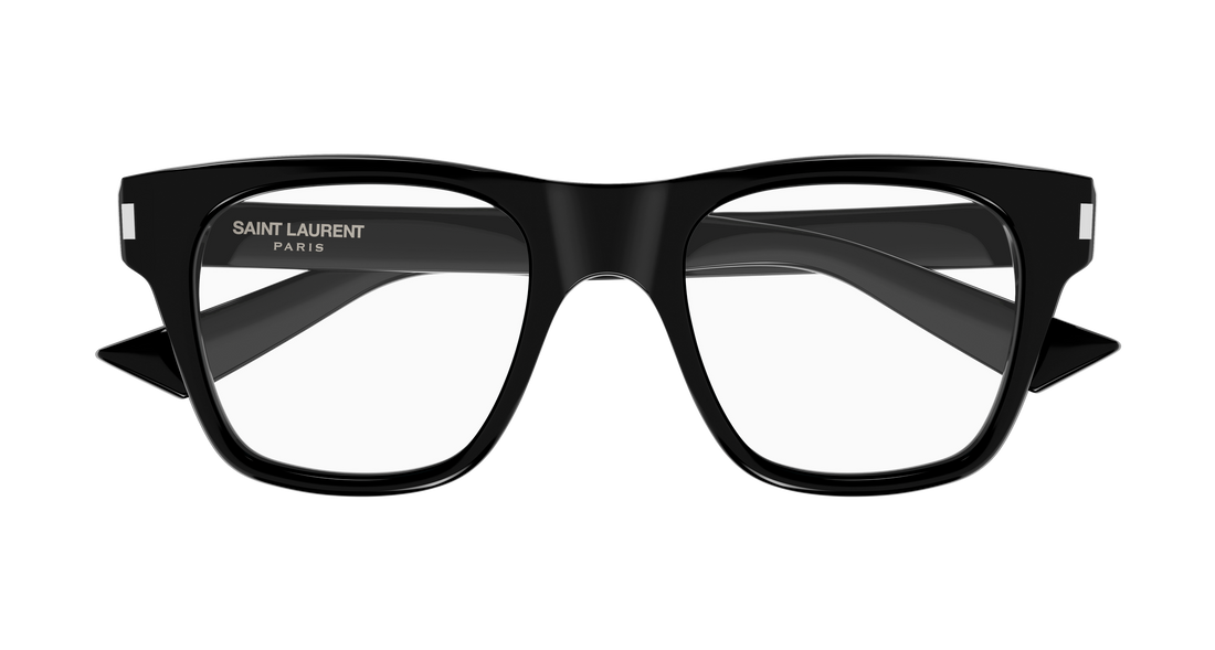 Brillen saint laurent sl 875 opt 007 negro rectangular / squared masculino größe 52mm - Detailansicht
