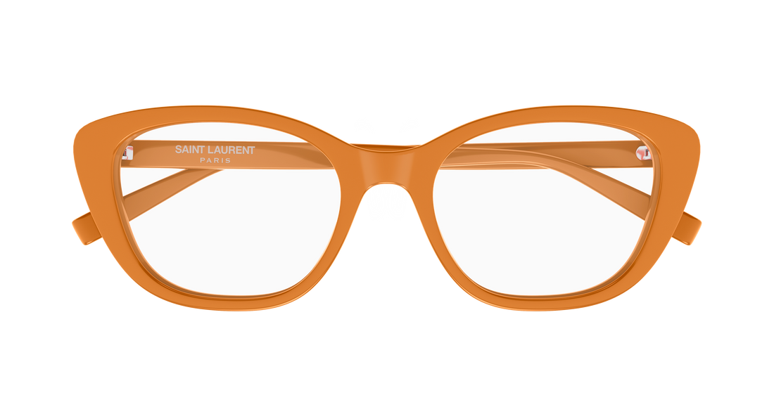 Prescription glasses saint laurent sl 945 005 naranja cat eye femenino size 54mm - Detailed view