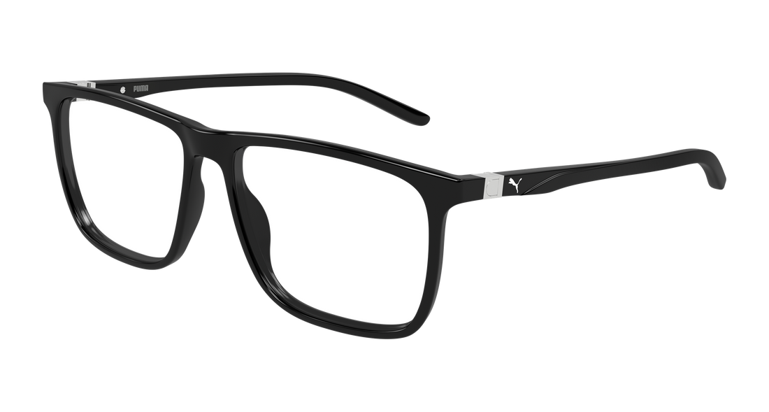 Occhiali da vista puma pu0537o 006 negro rectangular / squared masculino taglia 59mm - Vista principale