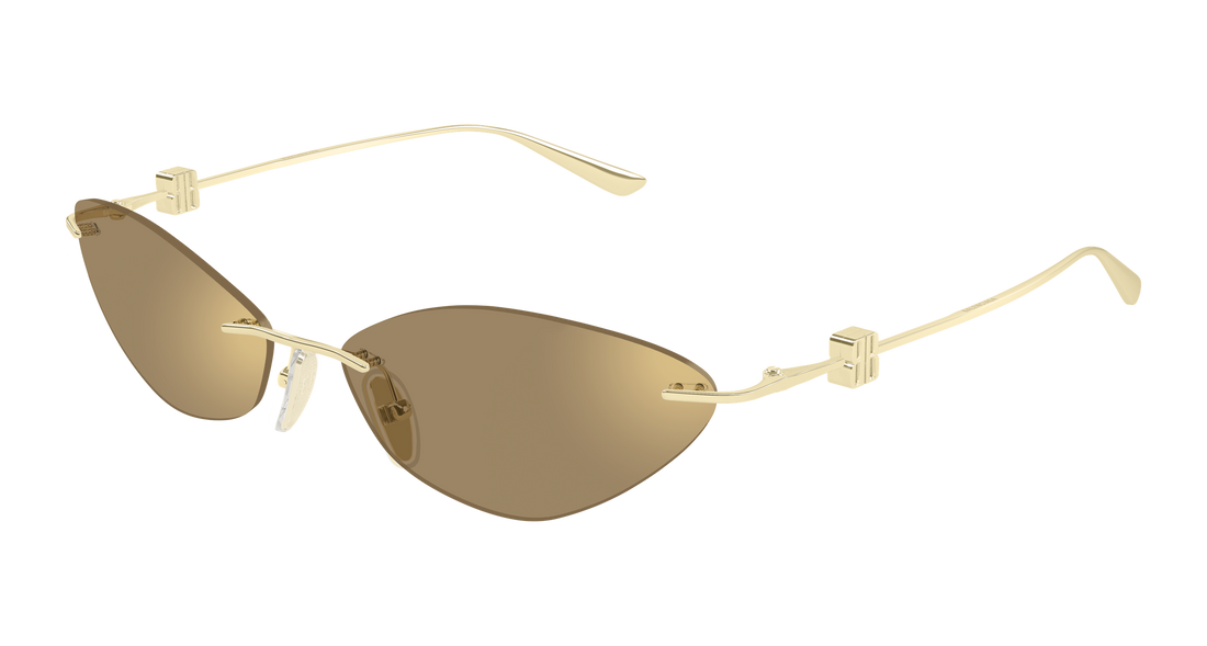 Óculos de sol balenciaga bb0536s 005 dorado geometrical/directional femenino tamanho 63mm - Vista principal