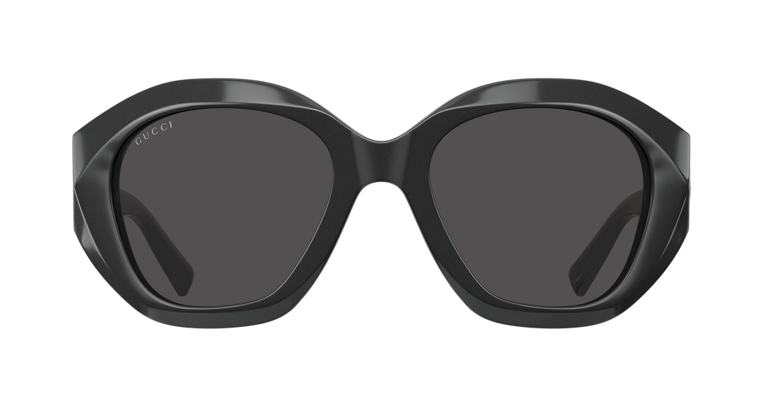 Óculos de sol gucci gg2200s 003 gris geometrical/directional femenino tamanho 56mm - Vista de detalhe