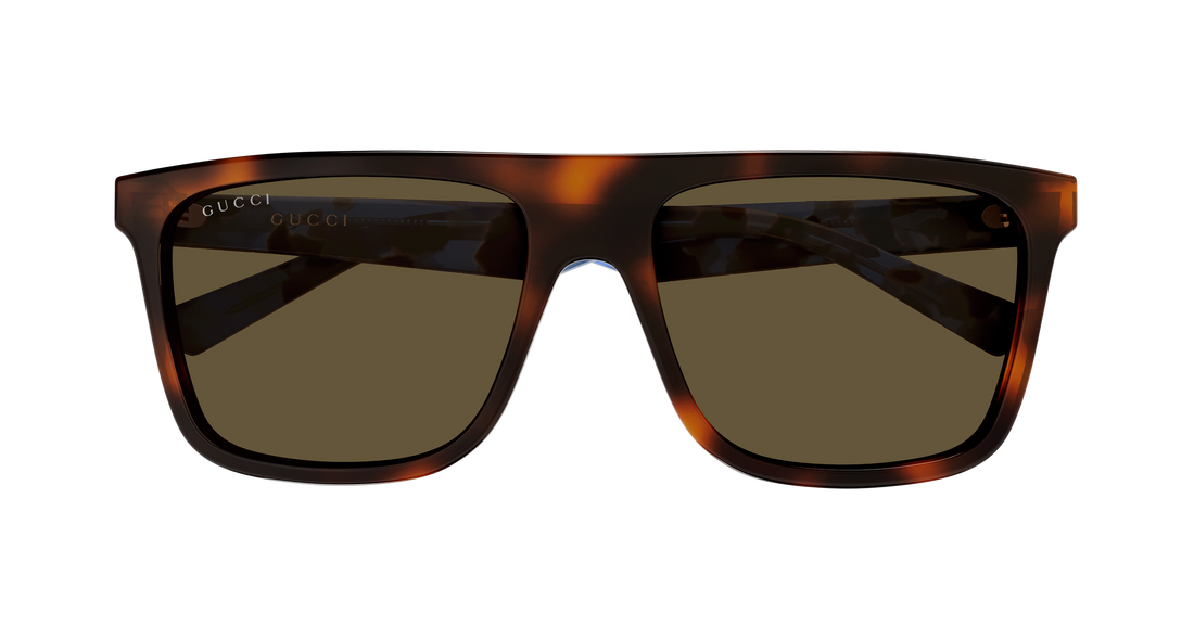 Lunettes de soleil gucci gg2182s 003 havana rectangular / squared masculino taille 57mm - Vue détaillée