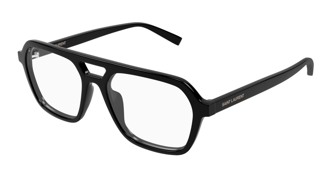 Brillen saint laurent sl 905 opt 001 negro rectangular / squared unisex größe 55mm - Hauptansicht