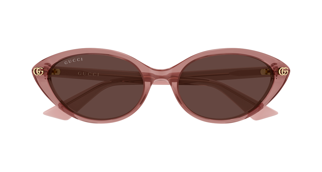 Lunettes de soleil gucci gg2110s 004 rosa cat eye femenino taille 54mm - Vue détaillée