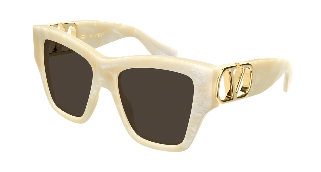 Occhiali da sole valentino vg0052s 004 beige butterfly femenino taglia 53mm - Vista principale