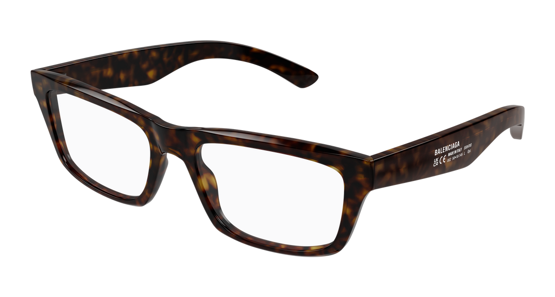 Dioptrijske naočale balenciaga bb0470o 002 havana rectangular / squared masculino veličina 56mm - Glavni prikaz