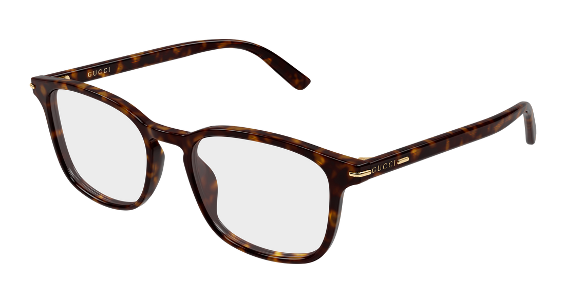 Occhiali da vista gucci gg2129o 002 havana rectangular / squared masculino taglia 52mm - Vista principale