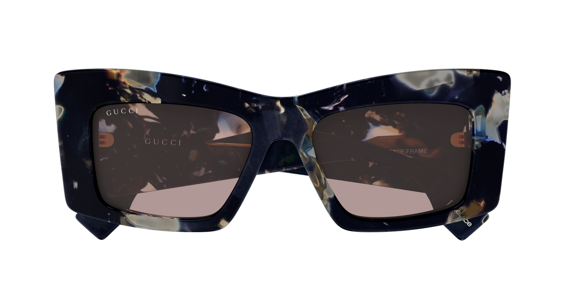 Solglasögon gucci gg2268s 002 havana cat eye femenino storlek 53mm - Detaljvy