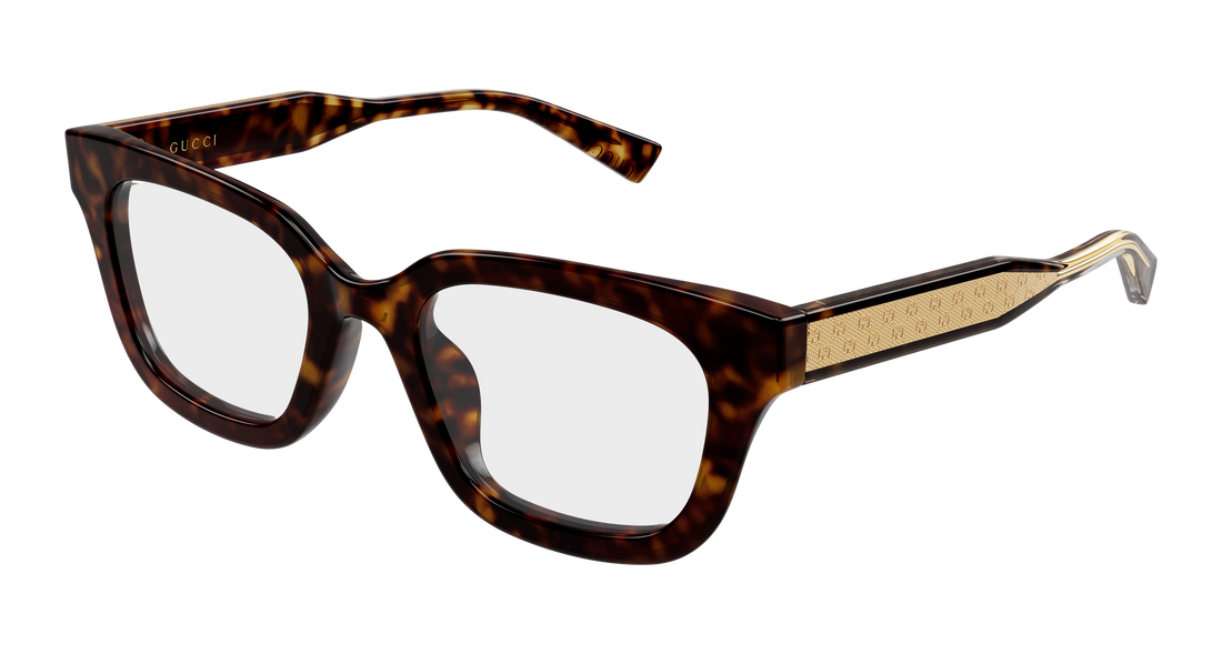 Occhiali da vista gucci gg2067ol 002 havana rectangular / squared femenino taglia 49mm - Vista principale