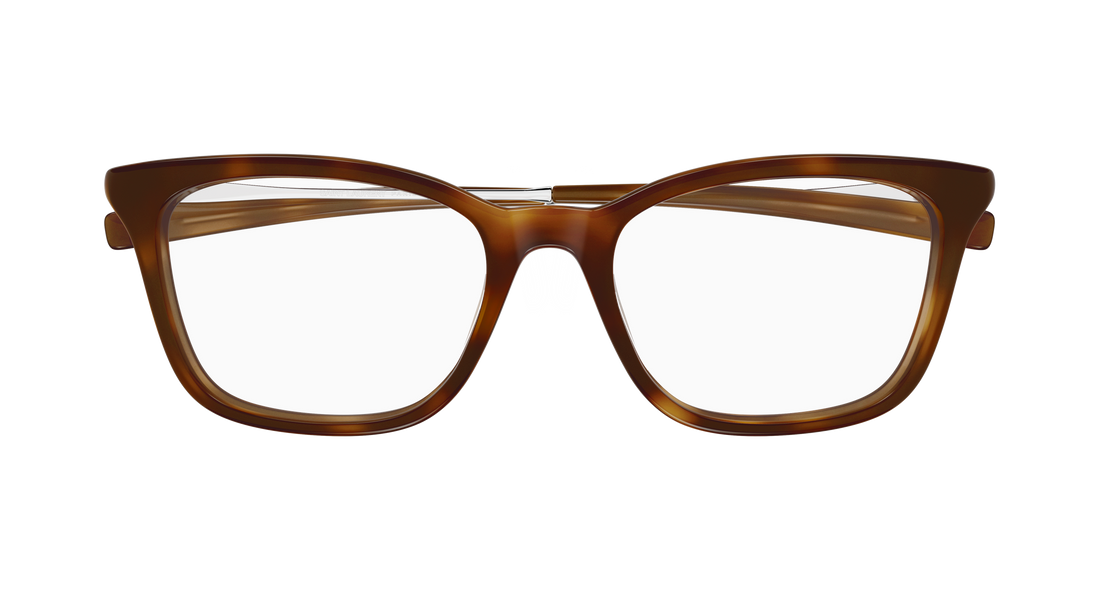 Occhiali da vista saint laurent sl 933 002 havana cat eye femenino taglia 52mm - Vista dettagliata