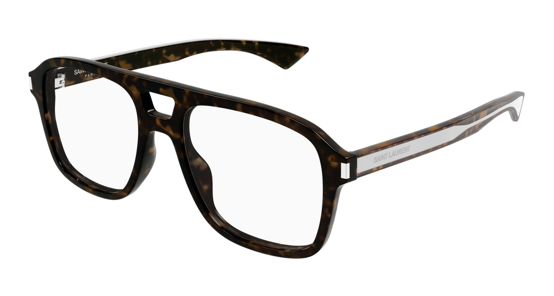 Brillen saint laurent sl 881 opt 002 havana masculino größe 55mm - Hauptansicht