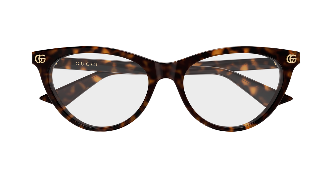 Brillen gucci gg2112o 002 havana cat eye femenino größe 53mm - Detailansicht