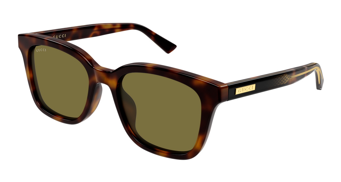 Óculos de sol gucci gg2251sa 002 havana rectangular / squared masculino tamanho 54mm - Vista principal