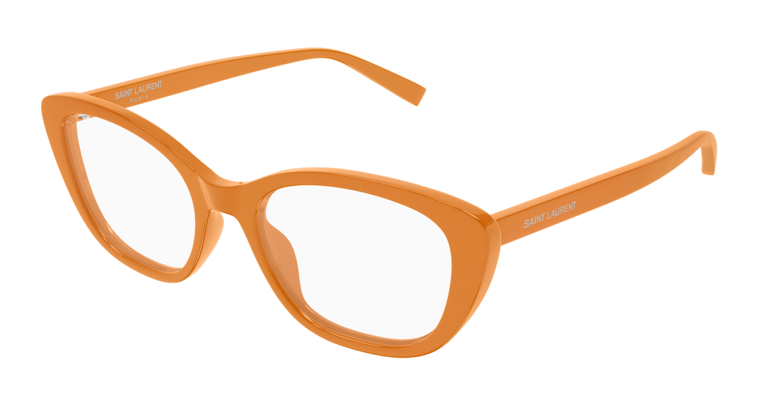 Prescription glasses saint laurent sl 945 005 naranja cat eye femenino size 54mm - Main view