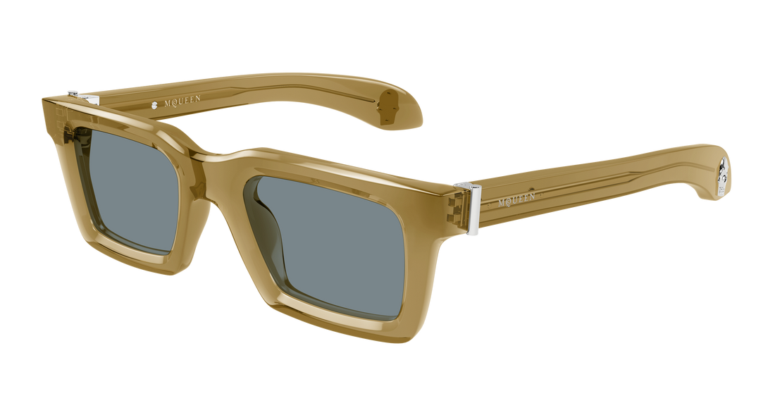 Sunglasses alexander mcqueen am0506s 007 marron rectangular / squared masculino size 50mm - Main view